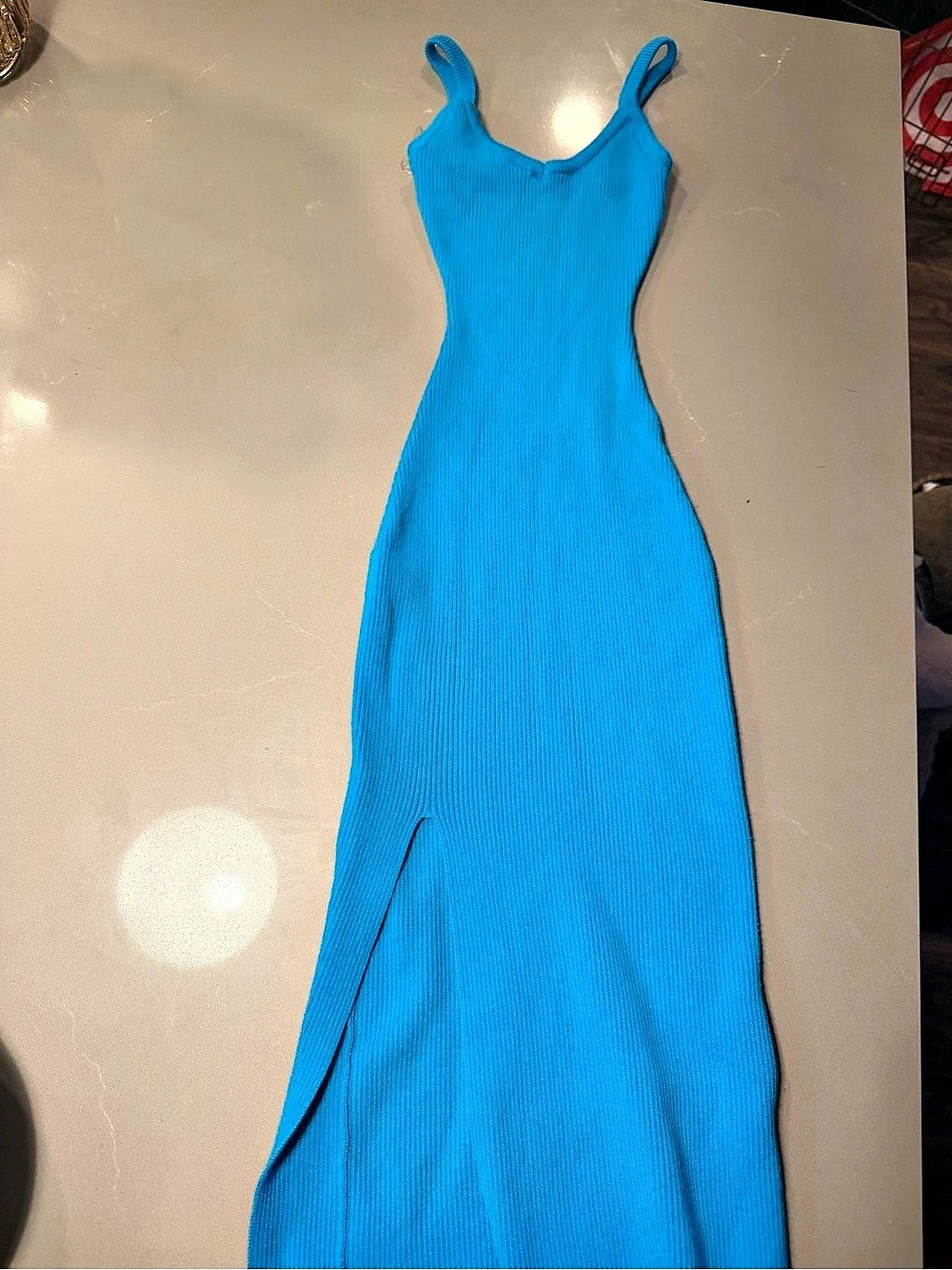 Ribbed Maxi Dress